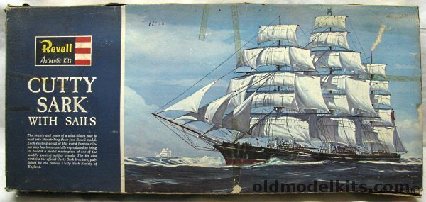 Revell 1/96 Cutty Sark with Billowing Sails and Pre-Painted Hull - Three Feet Long, H395-1200 plastic model kit